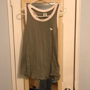 NEW PINK Olive Green Tank top